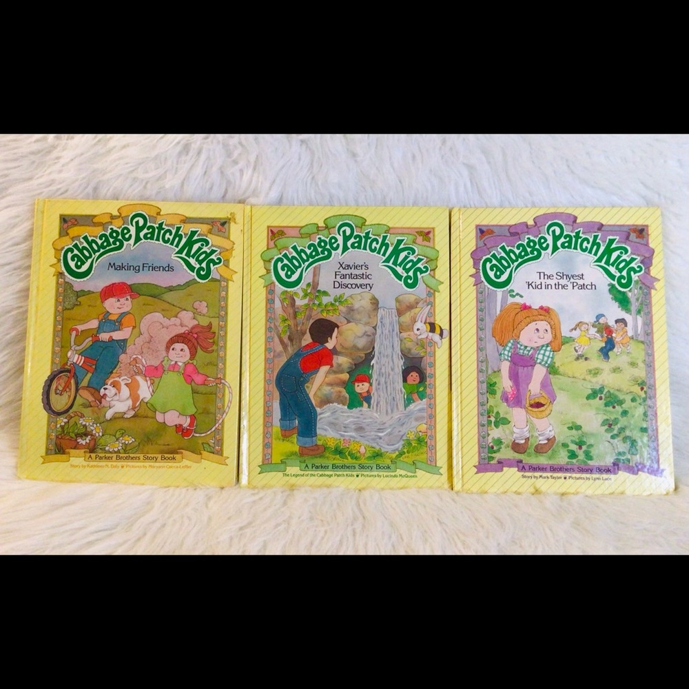 Set Of 3 Cabbage Patch Kids Books